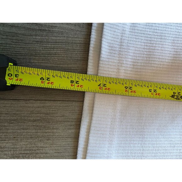 L.A. Blues Womens White Ribbed Henley Top Size 22/24W Cotton Blend Long Sleeve - Picture 6 of 7